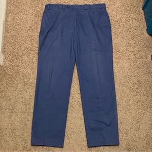 Lauren Ralph Lauren Womens Dress Pants Size P 36W x 32L Blue Pleated Slacks